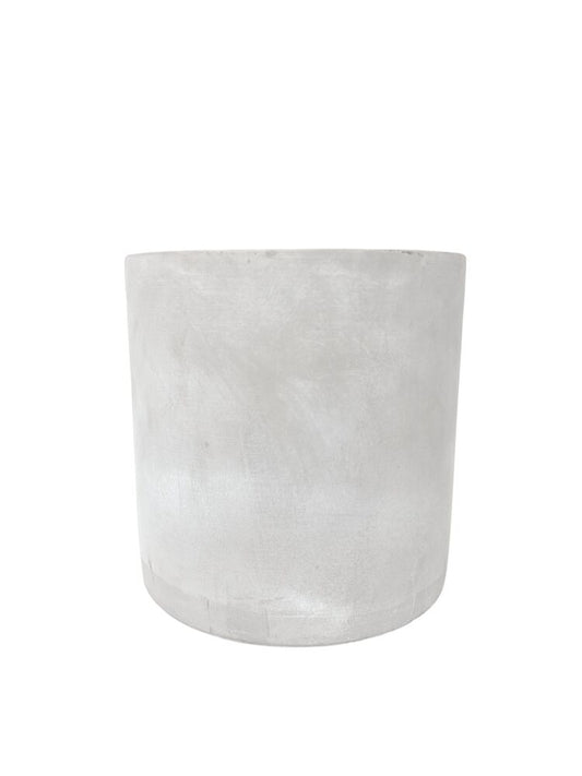 7 inch gray cylinder cement planter