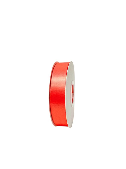 7/8 inch orange single satin ribbon