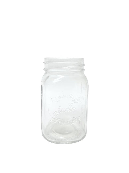 5.5 inch clear mason jar glass vase