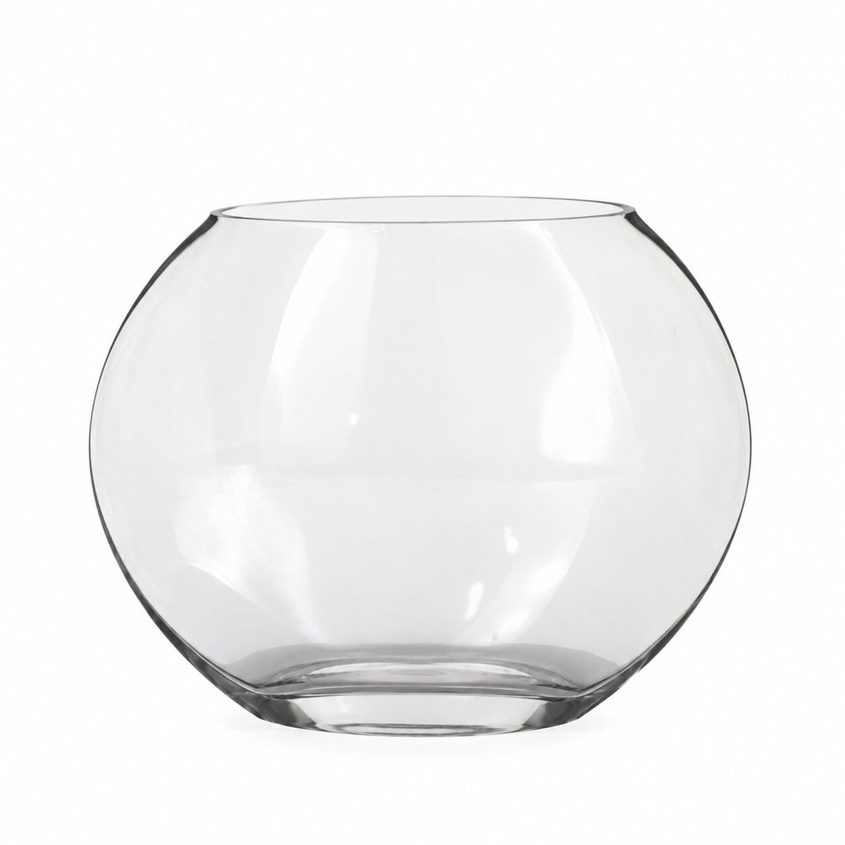 12 Inch Clear Eye Shape Glass Vase 6"W x 15"L x 12"H