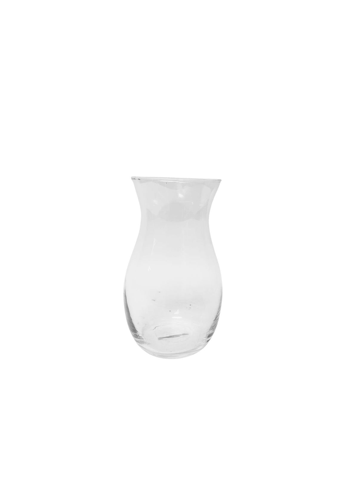 10.25 Inch Clear Belly Glass Vase 6"W x 10.25"H