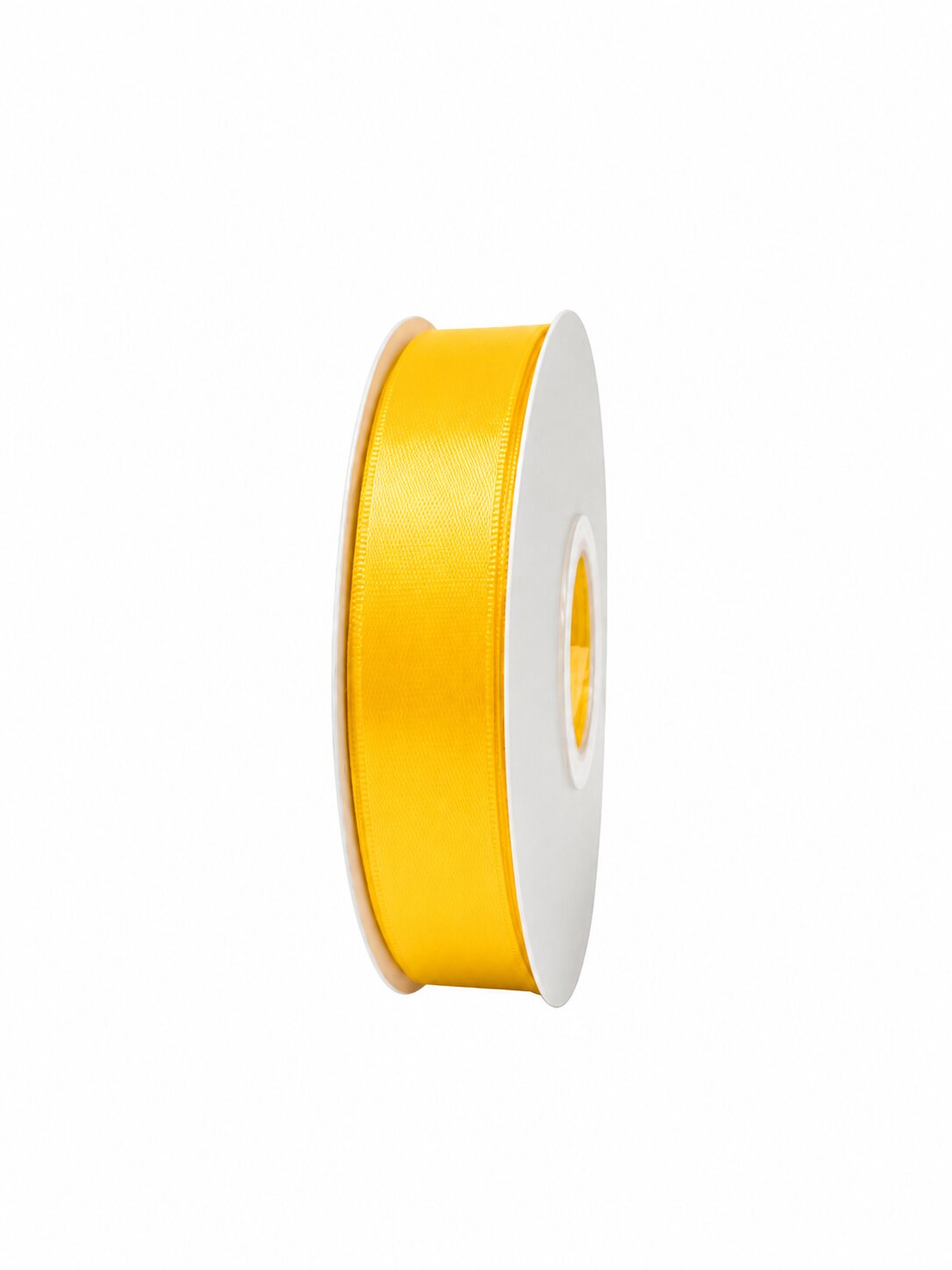 7/8 Inch Polyester Single Satin Ribbon (50 Yards) - Daffodil