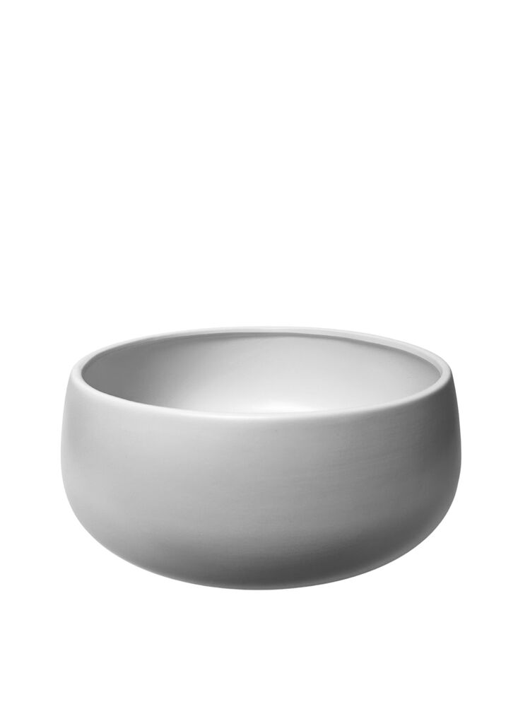 6 inch white bowl dolomite vase