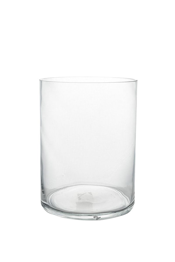 8 inch clear cylinder glass vase