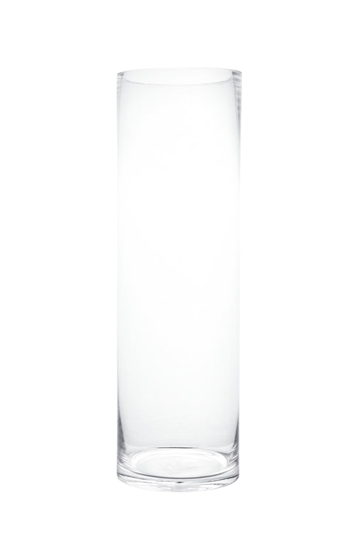 16 inch clear cylinder glass vase