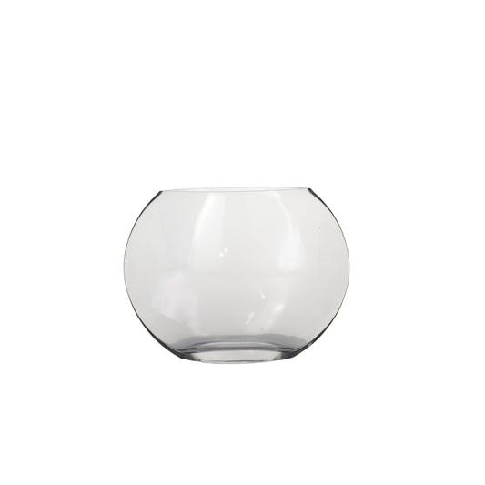 7.5 inch clear eye glass vase